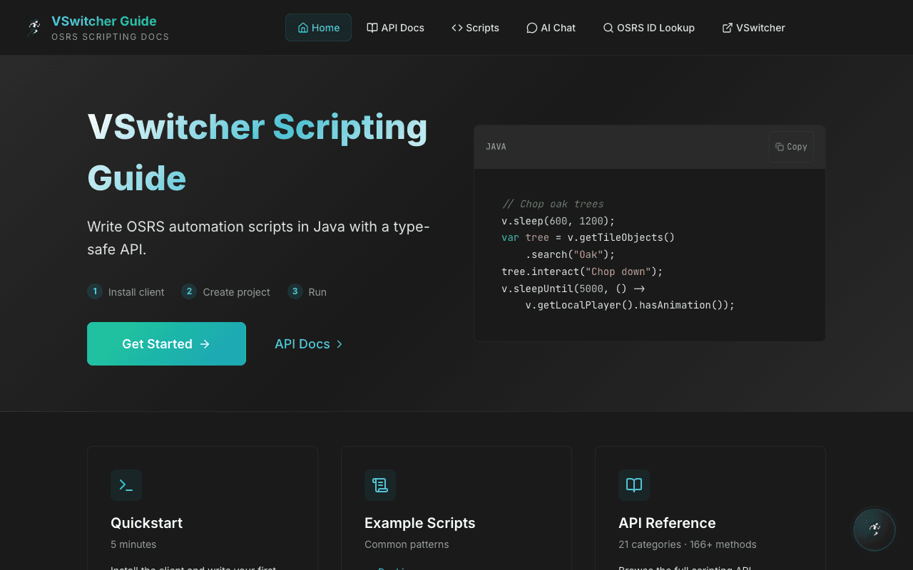 Screenshot of VSwitcher
